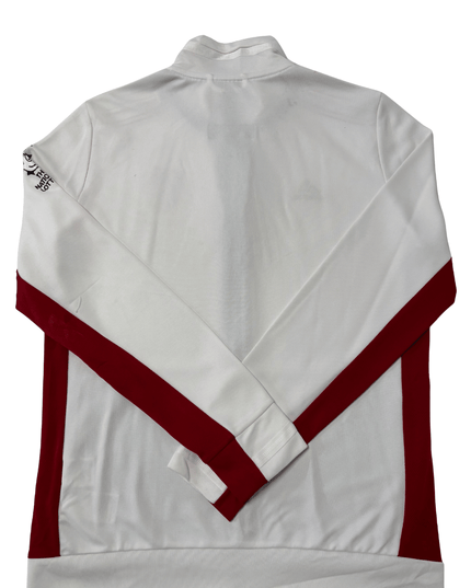 Adidas England Training Track Jacket White/Maroon AEROREADY