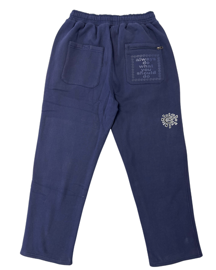 ADWYSD Navy Blue Fleece Sweatpants