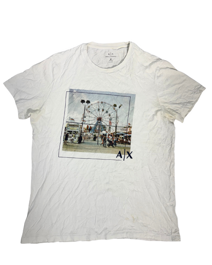 Armani Exchange Graphic Ferris Wheel T-Shirt - M