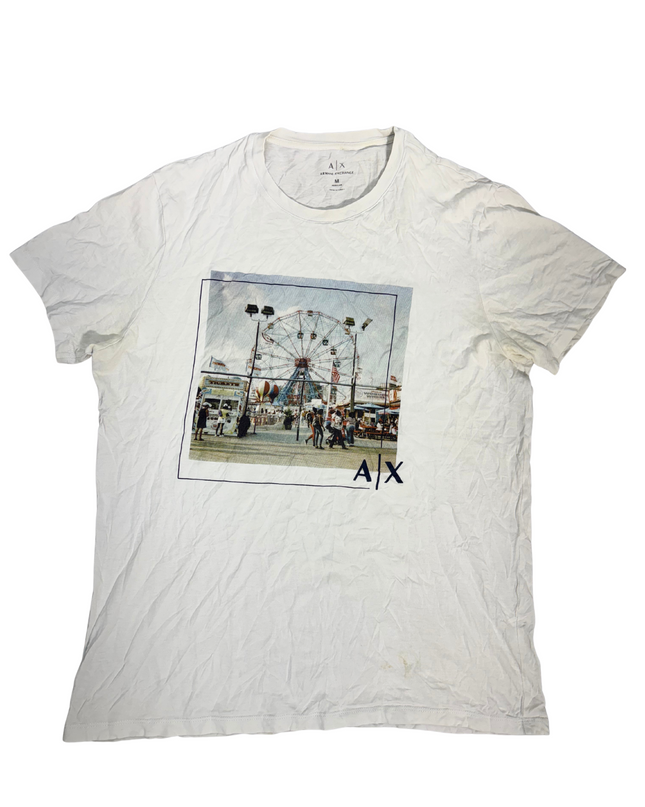 Armani Exchange Graphic Ferris Wheel T-Shirt - M