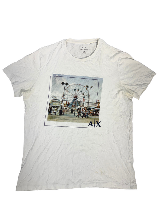 Armani Exchange Graphic Ferris Wheel T-Shirt - M