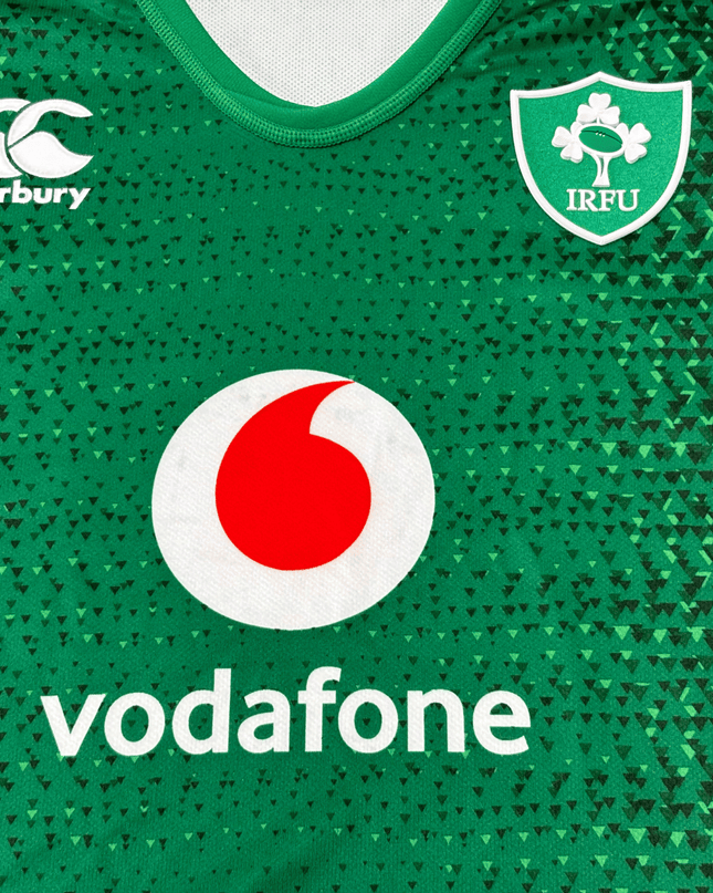 Canterbury Ireland Rugby Home Jersey Green VAPODRI Vodafone