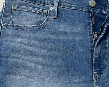 Levi's 721 High Rise Skinny Distressed Jeans