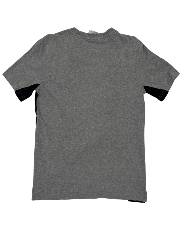 Champion Colorblock Script Logo Gray T-Shirt - XS