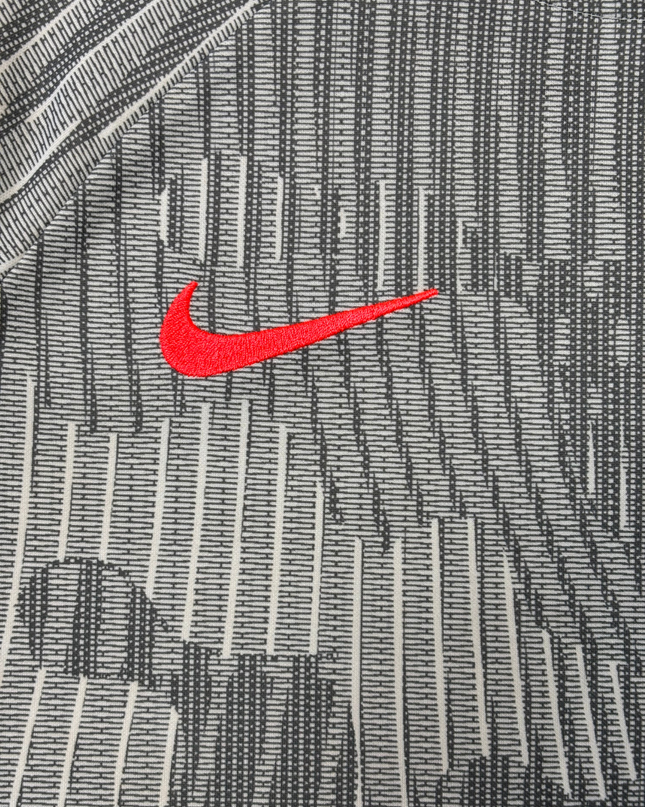 Nike Dri-FIT Grey Abstract with Red Swoosh Camo Training T-Shirt