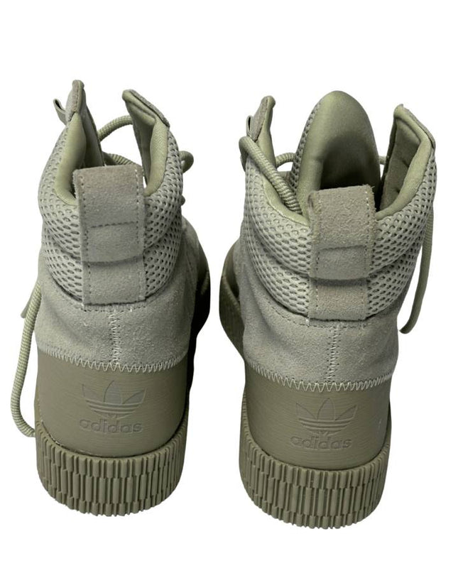 Adidas Olive Green Sambarose High Top Platform Boots