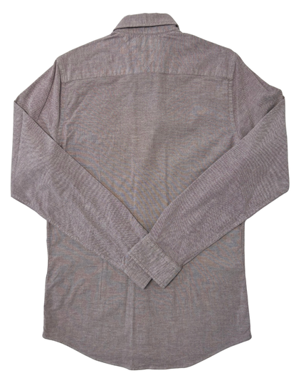 Tommy Hilfiger Slim Fit Stretch Gray Oxford Shirt
