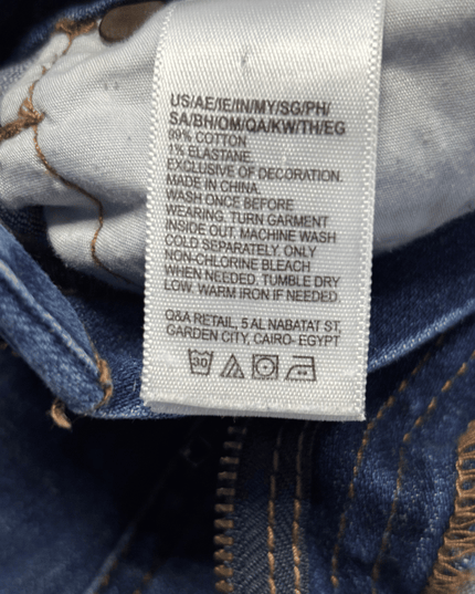 Aeropostale High-Rise Distressed with Raw Hem Skinny Jeans