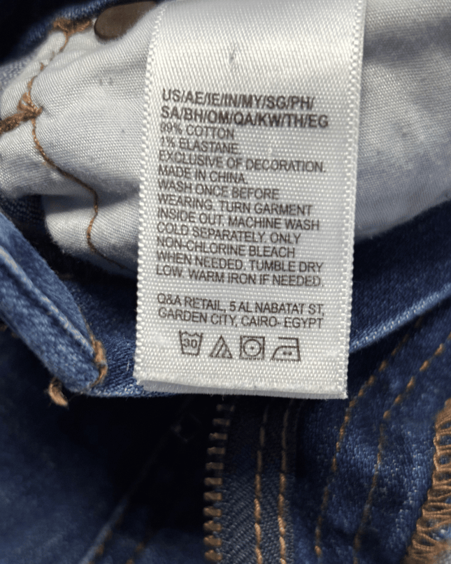 Aeropostale High-Rise Distressed with Raw Hem Skinny Jeans