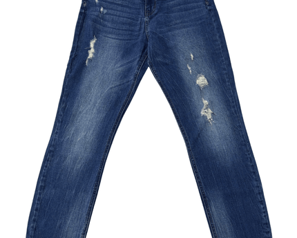 Aeropostale High-Rise Distressed with Raw Hem Skinny Jeans