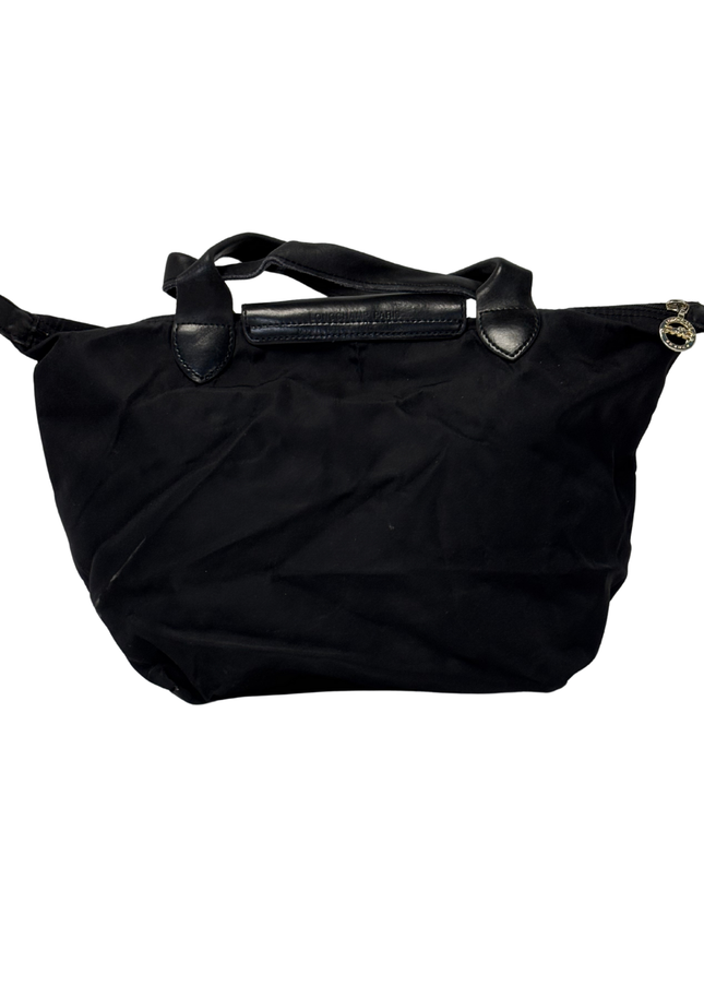 Longchamp Le Pliage Original Monochrome Small Black Top Handle Handbag