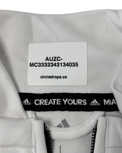 Adidas England Training Track Jacket White/Maroon AEROREADY