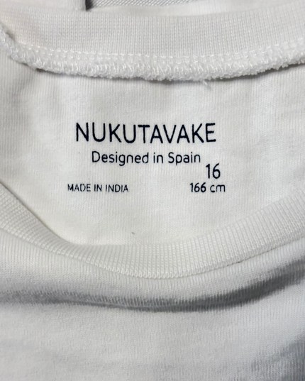 Nukutavake NYC Driving Graphic White T-Shirt - XS