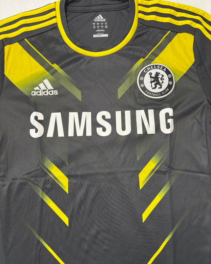 Adidas Chelsea FC 2013 Third Kit Black & Yellow ClimaCool Jersey - M