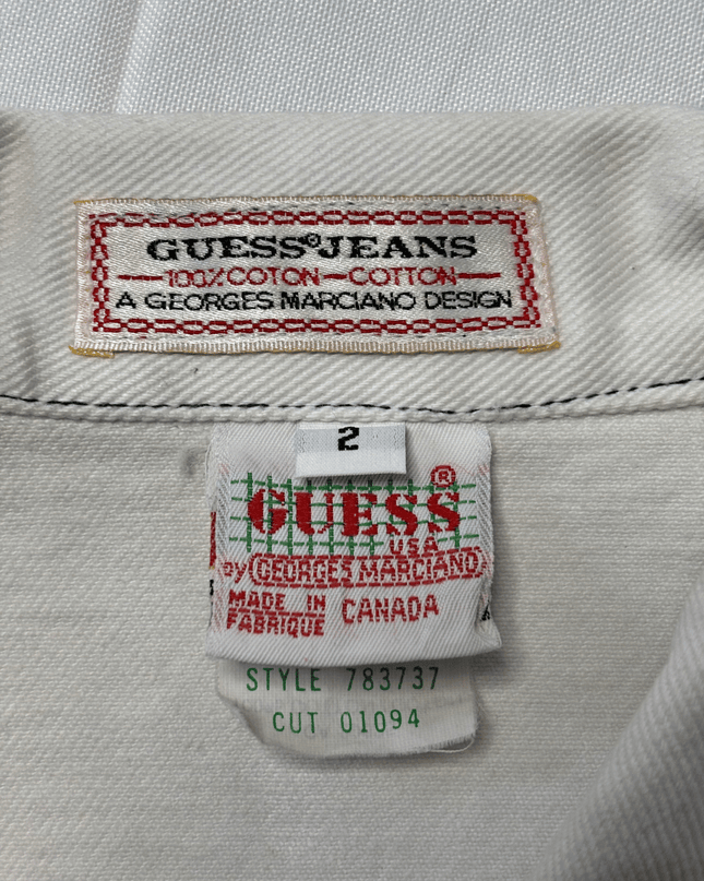 Guess Jeans by Georges Marciano Vintage Grey Denim Vest