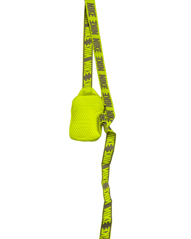 Nike Neon Volt Mini Crossbody Bag with Logo Strap