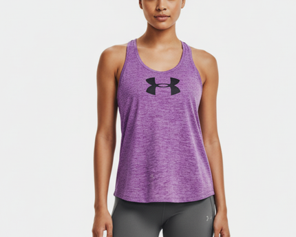 Under Armour Purple HeatGear Racerback Tank Top