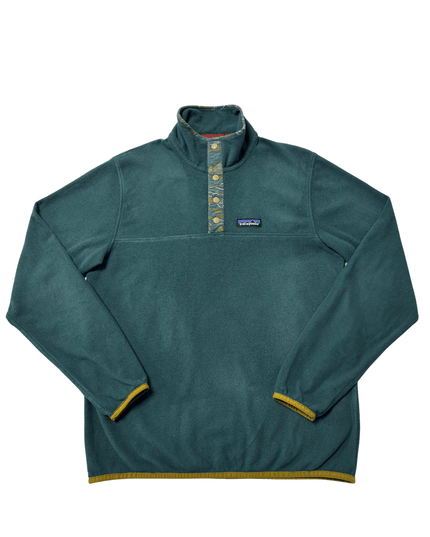 Patagonia Teal Lightweight Synchilla Snap-T Fleece Pullover Sweatshirt
