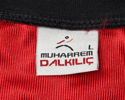 Muharrem Dalkılıç Istanbul Bilgi Üniversitesi Red #40 Football Jersey