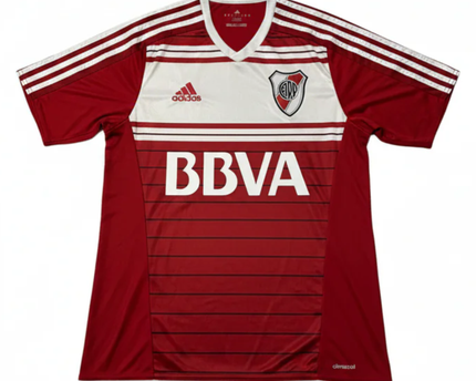 River Plate 2016 Away Adidas Red Football Jersey
