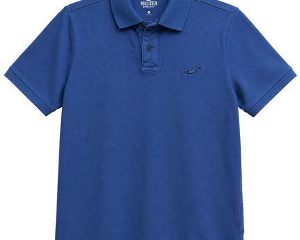Hollister Blue Advanced Stretch Polo Shirt