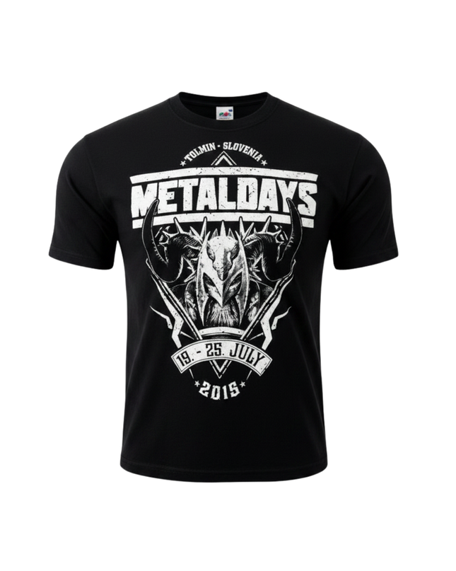 Fruit of the Loom Black MetalDays 2015 Band Tour Graphic Tee