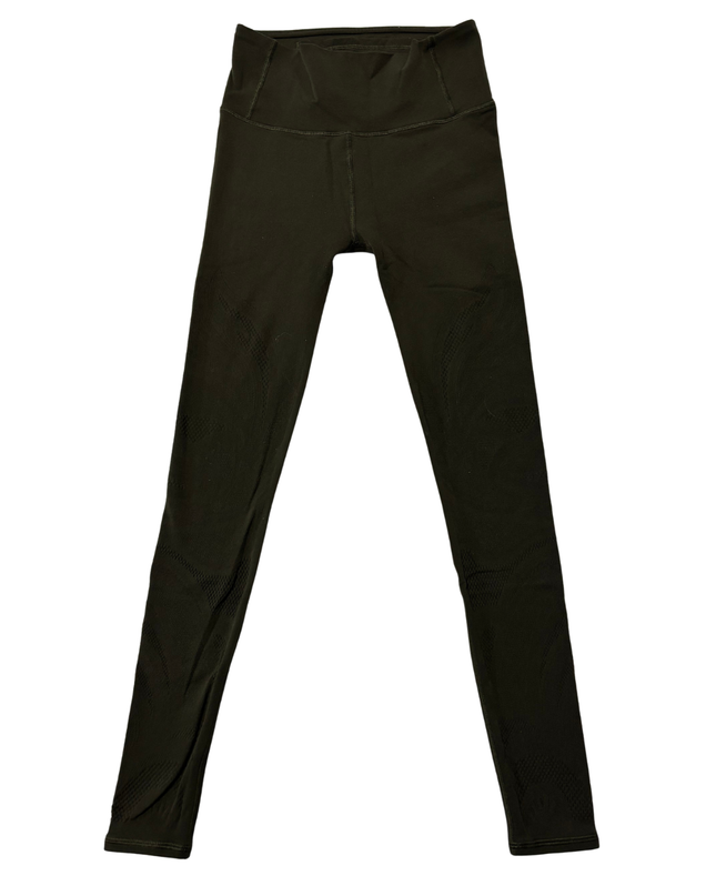 Lululemon Olive Green Reveal Tight Precision High-Rise Leggings