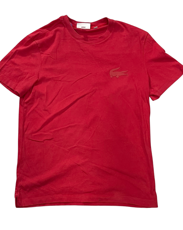 Lacoste Red Regular Fit Crew Neck T-Shirt