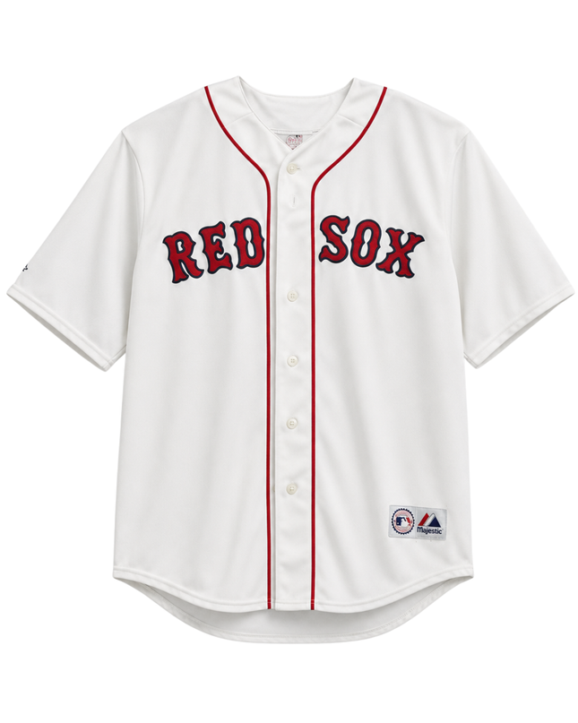Majestic White Boston Red Sox Matsuzaka 18 Baseball Jersey
