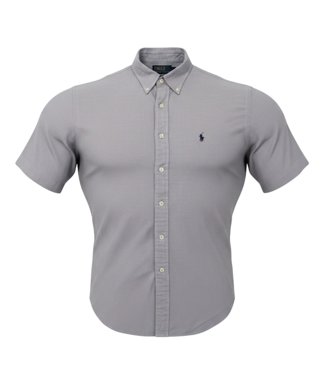 Polo Ralph Lauren Purple Yarmouth Short Sleeve Oxford Shirt