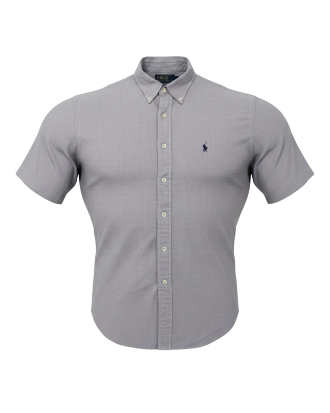 Polo Ralph Lauren Purple Yarmouth Short Sleeve Oxford Shirt