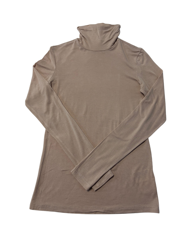 H&M Beige Turtleneck Long Sleeve Top
