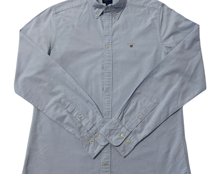 Gant Light Blue Slim Fit Oxford Shirt