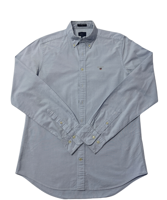 Gant Light Blue Slim Fit Oxford Shirt