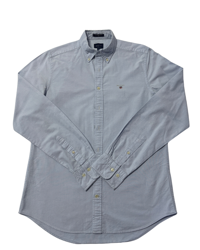 Gant Light Blue Slim Fit Oxford Shirt