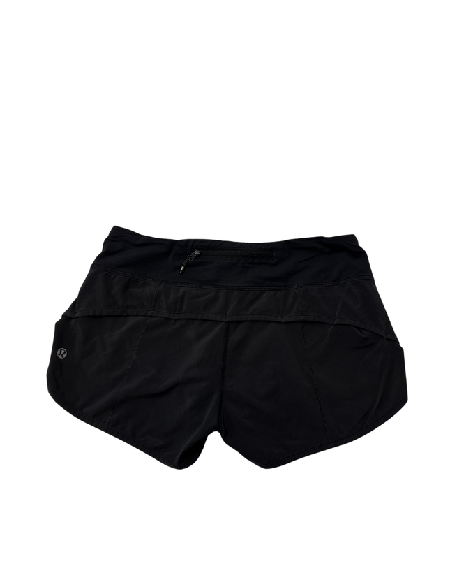 Lululemon Black Speed Up Low-Rise Lined Running Shorts