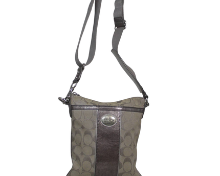 Coach Beige Signature Crossbody Bag