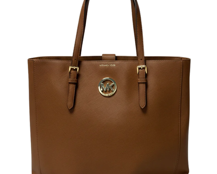 Michael Kors Brown Saffiano Leather Tote Bag