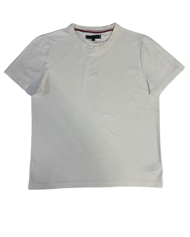 Tommy Hilfiger White Minimalist Short Sleeve T-Shirt