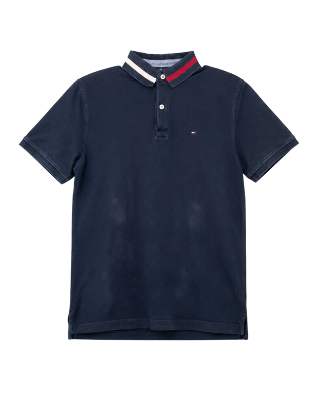Tommy Hilfiger Navy Blue Short Sleeve Polo Shirt