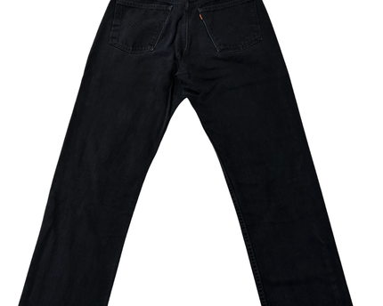 Levi's Men's Black Straight Leg Classic Denim Jeans