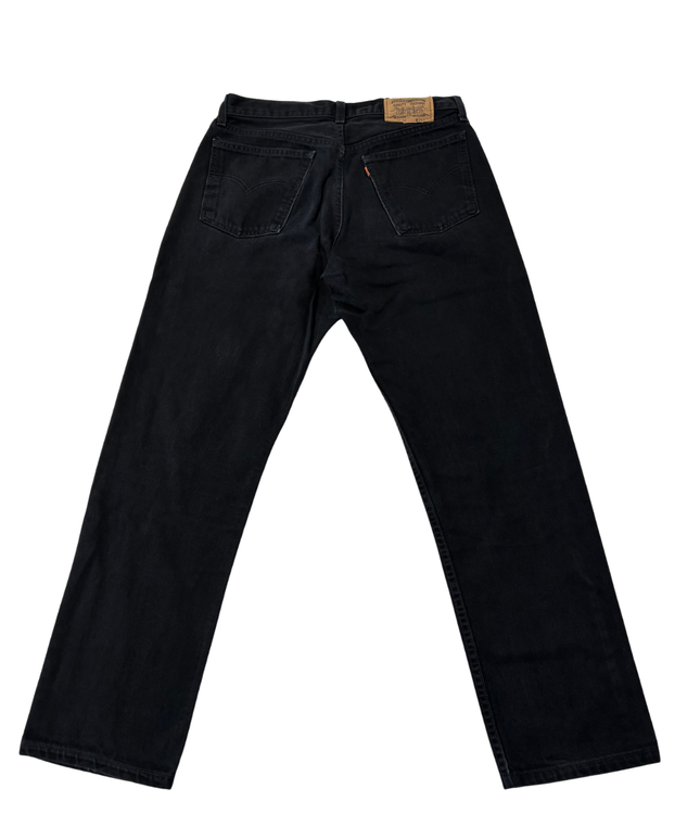 Levi's Men's Black Straight Leg Classic Denim Jeans