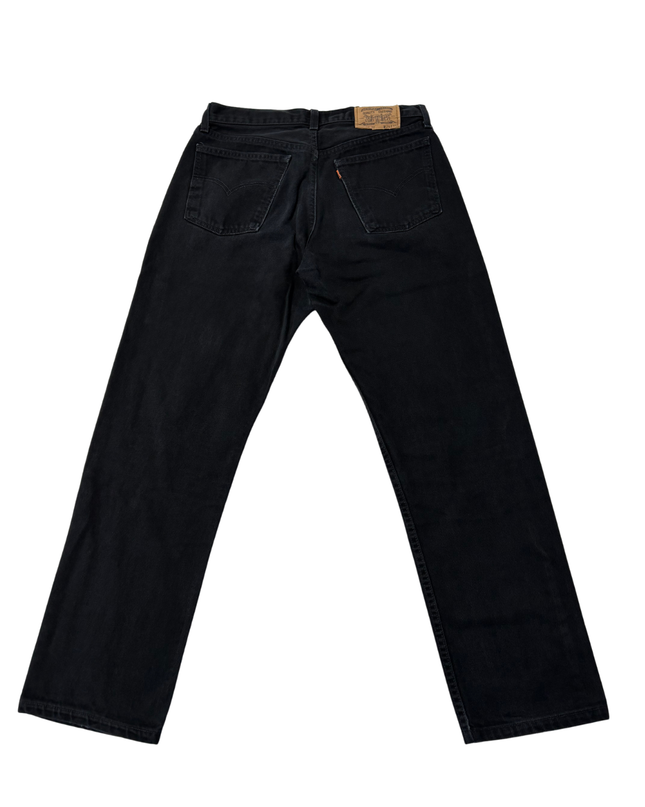 Levi's Men's Black Straight Leg Classic Denim Jeans