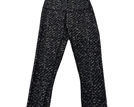 Lululemon Black Geometric Pattern High-Rise Performance Leggings