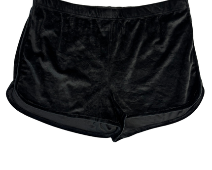 Juicy Couture Black Velour Sleepwear Lounge Shorts