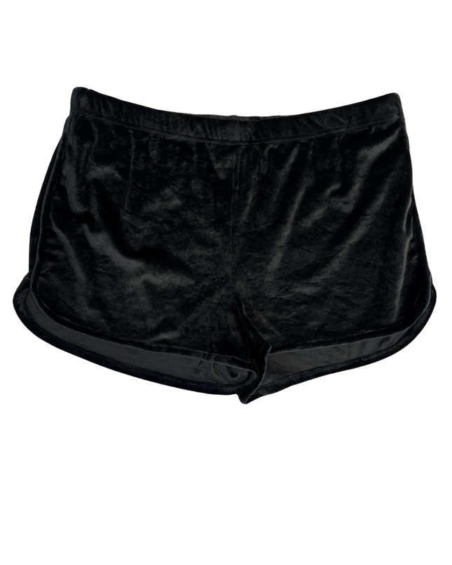Juicy Couture Black Velour Sleepwear Lounge Shorts