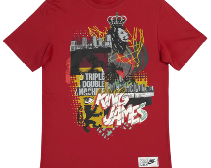 Nike Red King James Graphic T-Shirt