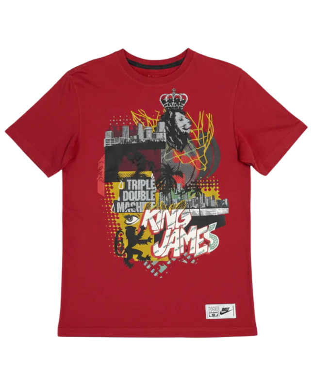 Nike Red King James Graphic T-Shirt