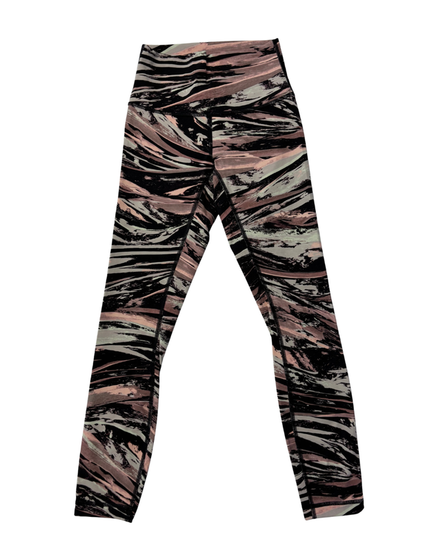 Lululemon Multicolor Brushstroke Performance Leggings