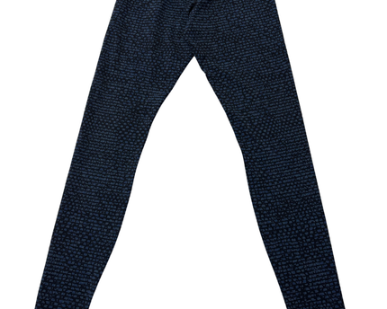 Lululemon Blue/Black Patterned Performance Leggings
